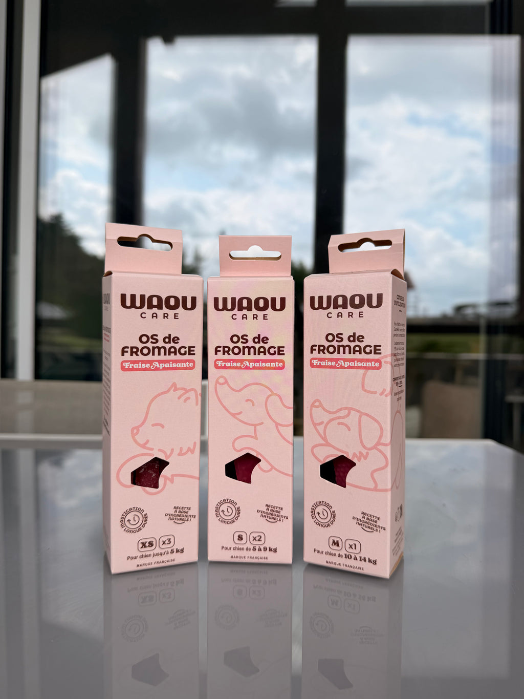 Os mastication longue durée · Saveur Fraise
